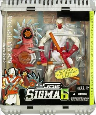 G.I. Joe: SIGMA 6 (Commando Assortment) figure 22 Razor Ninja Storm Shadow