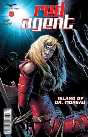 Red Agent: Island of Dr. Moreau issue 3-B Martin Coccolo Cover