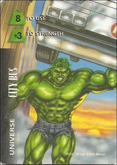 Marvel OverPower (Base Set) card nn261 City Bus