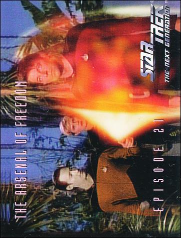 Star Trek: The Next Generation - The Episode Collection Season One (Base Set) card 70 The Arsenal of Freedom, Episode 21A