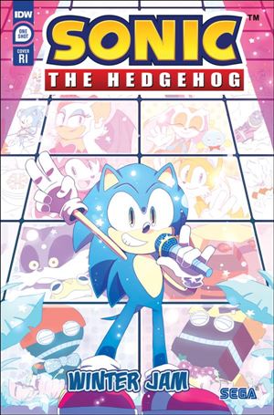 Sonic the Hedgehog: Winter Jam issue 1-C Iasmin Omar Ata 1:10 Cover