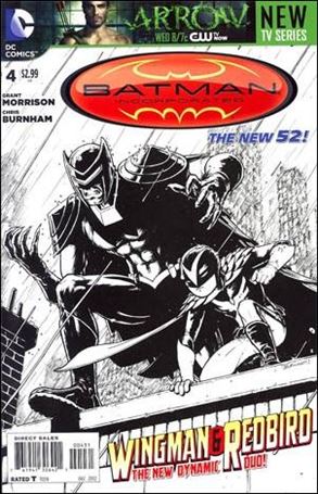 Batman Incorporated (2012) issue 4-E Chris Burnham 1:100 Black and White Cover