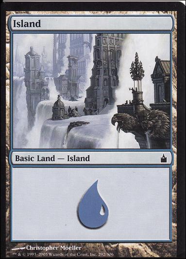 Magic the Gathering: Ravnica (Base Set)  card 292 Island