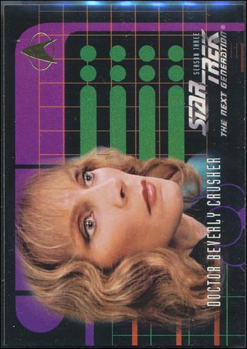 Star Trek: The Next Generation - The Episode Collection Season Three (Base Set) card 217 Doctor Beverly Crusher