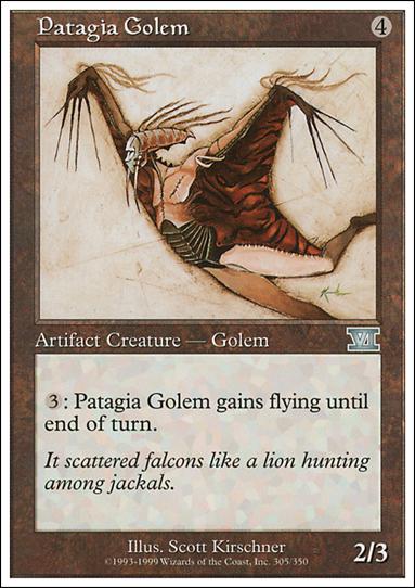 Magic the Gathering: 6th Edition (Base Set) card 305 Patagia Golem