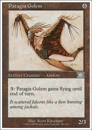 Magic the Gathering: 6th Edition (Base Set) card 305 Patagia Golem