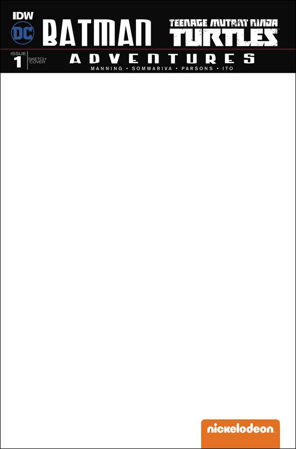 Batman/Teenage Mutant Ninja Turtles Adventures issue 1-D Blank Subscription Cover