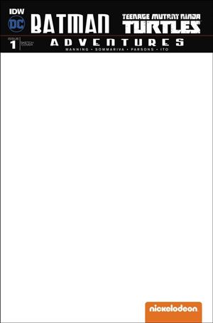 Batman/Teenage Mutant Ninja Turtles Adventures issue 1-D Blank Subscription Cover