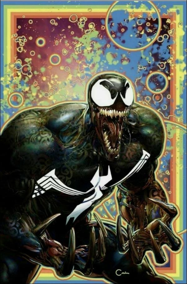 King in Black issue 1-R Crain ClaytonCrain.com Black Light Cover 1/1000