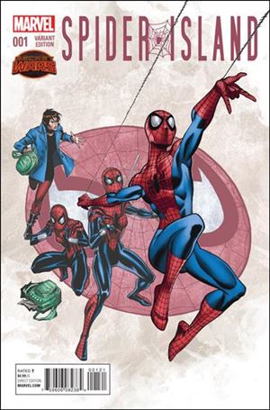 Spider-Island issue 1-B Ron Frenz 1:25 Cover