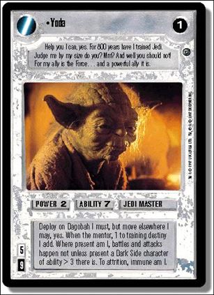 Star Wars: Dagobah Limited (Base Set) card 91 Yoda