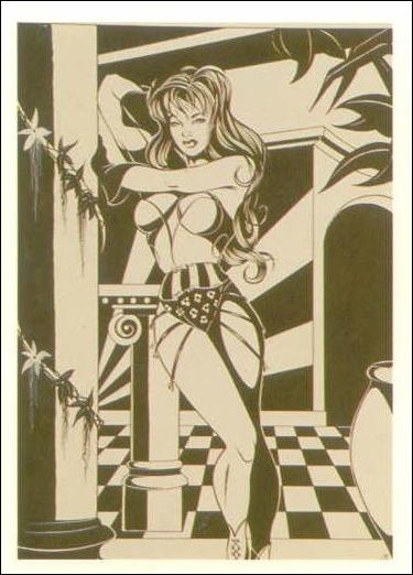 Art of Curves (Base Set) card 47 Saw Here Standing There
