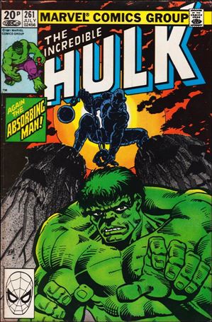 Incredible Hulk (1968) issue 261-B UK Price Cover