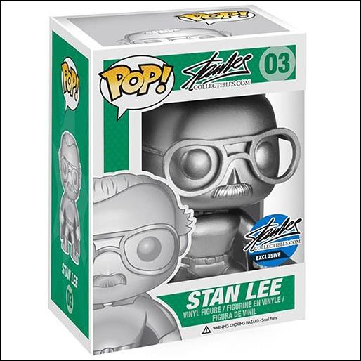 POP! Stan Lee figure 3-D Stan Lee Silver (2015 Comikaze)