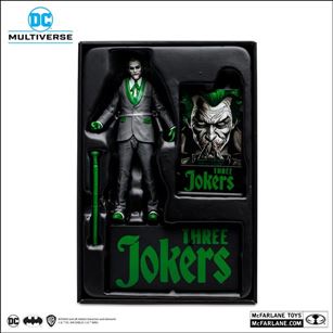 McFarlane DC Multiverse (Gold Label) issue NN 64 Joker Classic -Three Jokers (Black & White Accent)