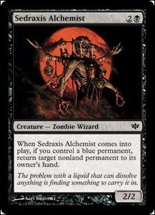 Magic the Gathering: Conflux (Base Set) card 54 Sedraxis Alchemist