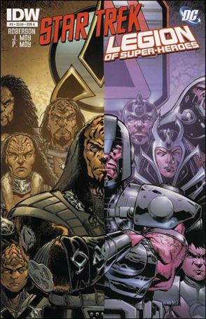 Star Trek/Legion of Super-Heroes issue 3 Phil Jimenez Cover