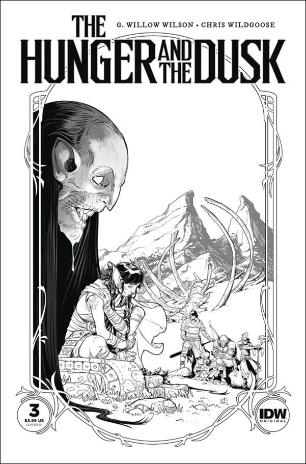 Hunger and the Dusk issue 3-E Christian Wildgoose 1:25 B&W Cover