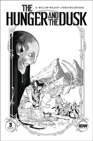 Hunger and the Dusk issue 3-E Christian Wildgoose 1:25 B&W Cover
