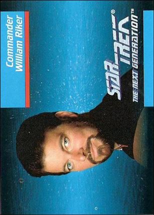 Star Trek: The Next Generation - Inaugural Edition (Base Set) card 5 Commander William Riker