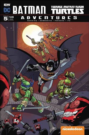 Batman/Teenage Mutant Ninja Turtles Adventures issue 5-B Gabriel Rodriguez Subscription Cover