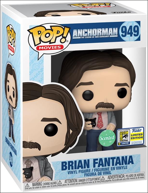 POP! Movies figure 949 Brian Fantana (Scented) SDCC 2020 Exclusive