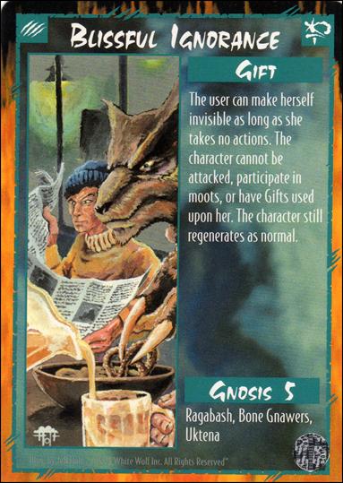 Rage Limited (Base Set) card 23 Blissful Ignorance