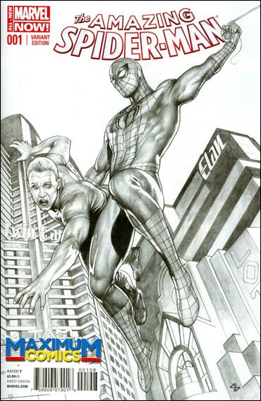 Amazing Spider-Man (2014) issue 1-PV Adi Granov Maximum Comics Sketch Cover