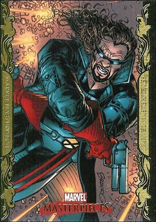 2007 Marvel Masterpieces (Parallel Gold Border Base Set) card 8 Bishop