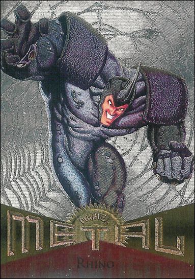 Marvel Metal (Parallel Flasher Set) card 74 Rhino