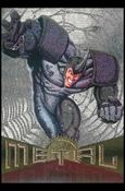 Marvel Metal (Parallel Flasher Set) card 74 Rhino
