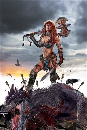 Red Sonja: Birth of the She-Devil issue 1-N John Gallagher Sad Lemon Comics Virgin Cover 1/500