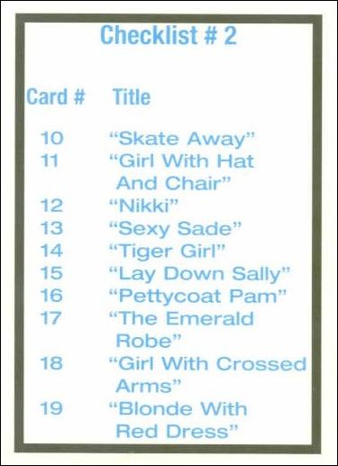 Art of Curves (Base Set) card CK2 Checklist 2