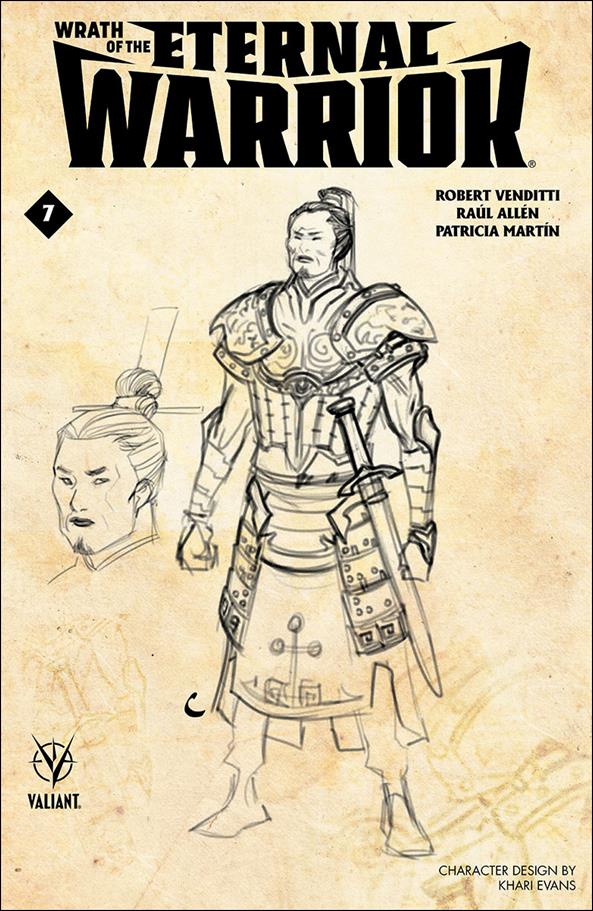 Wrath of the Eternal Warrior issue 7-D Khari Evans 1:10 Character Design Cover