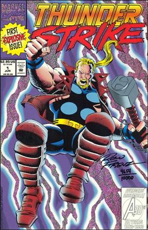 Thunderstrike (1993) issue 1-B DF (signed by Ron Frenz) 1/10000