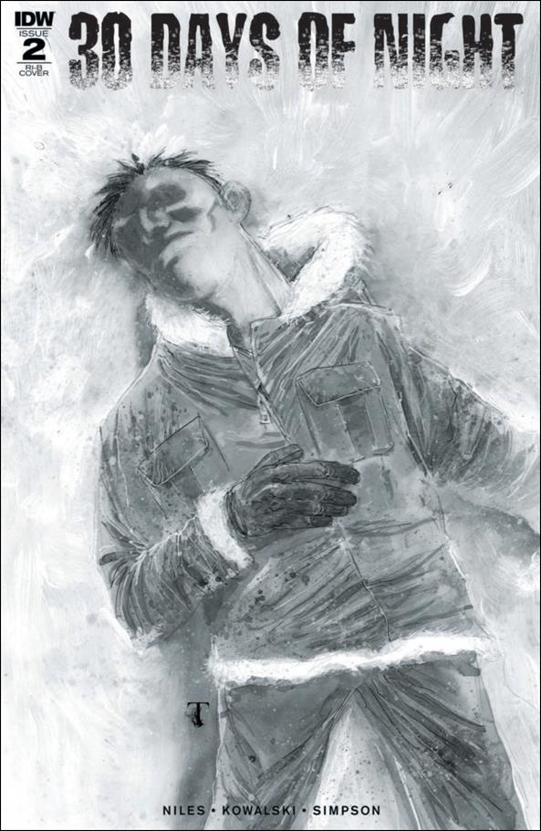 30 Days of Night (2017) issue 2-D Ben Templesmith 1:15 Black and White Cover
