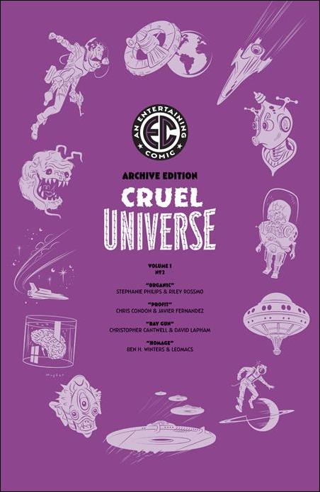 Cruel Universe issue 2-E Rian Hughes Archive 1:50 Cover