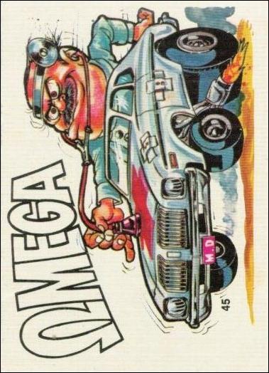 Fantastic Odd Rods: Series 2 (Base Set) card 45 Omega