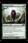 Magic the Gathering: 2014 Core Set (Base Set) card 166 Briarpack Alpha