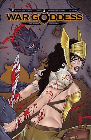 War Goddess issue 3-B Wraparound Cover