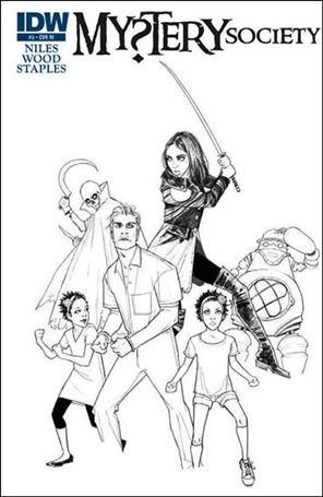 Mystery Society issue 5-B 1:10 Sketch Cover