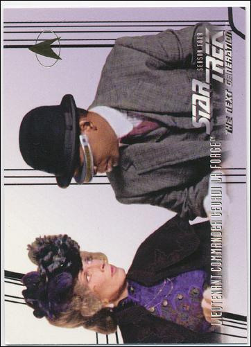 Star Trek: The Next Generation - The Episode Collection Season Four (Base Set) card 408 Lieutenant Commander Geordi La Forge