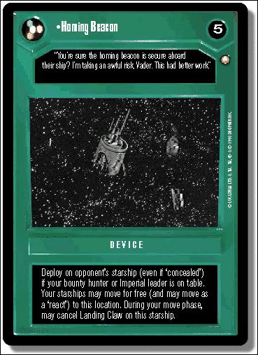 Star Wars: Special Edition Limited (Base Set) card 55 Homing Beacon
