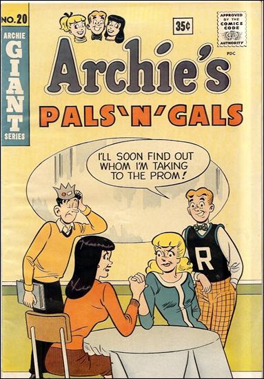 Archie's Pals 'n Gals issue 20-B 35 Cent Cover