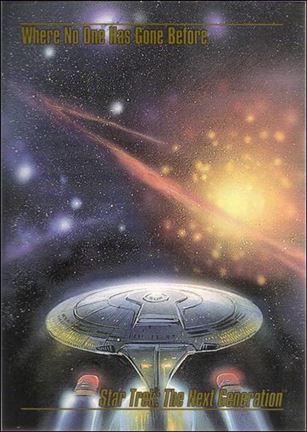 Star Trek Master Series: Series 1 (Base Set) card 40 Where No One Has Gone Before