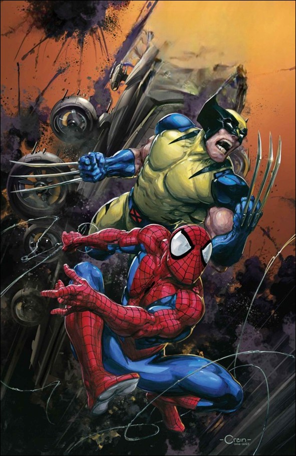 Spider-Man & Wolverine (2025) issue 1-G Clayton Crain Virgin 1:100 Cover