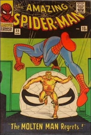 Amazing Spider-Man (1963) issue 35-B UK Price Cover