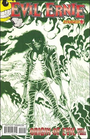 Evil Ernie (2012) issue 4-E Kyle Hotz Chaotic Green 1:15 Cover