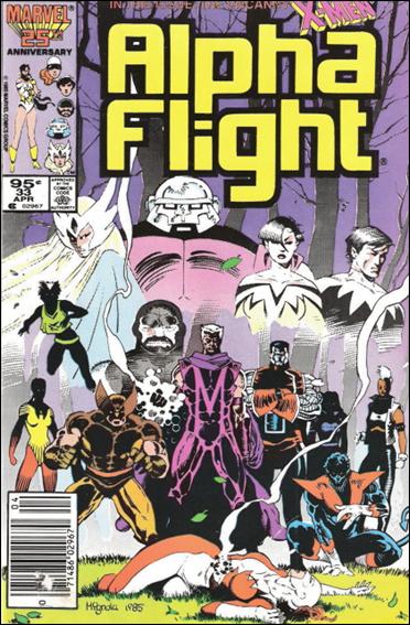 Alpha Flight (1983) issue 33-B Canadian Price Cover