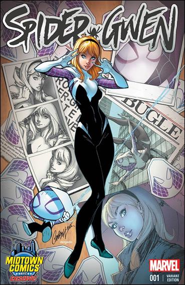 Spider-Gwen (2015/04) issue 1-XM J. Scott Campbell Midtown Comics Cover